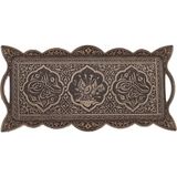 Bazaar 4 Osmanlı Tuğralı Söz Tepsisi - Antik Sarı
