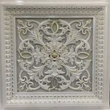 Bazaar Avm 60X60 cm Asma Tavan Uyumlu LED Döşenebilir Avangarde Tavan Paneli - Beyaz - Altın