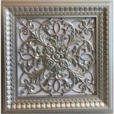 Bazaar Avm 60X60 cm Asma Tavan Uyumlu LED Döşenebilir Avangarde Tavan Paneli-Gümüş Renk