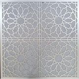 Bazaar Avm 60X60 cm Asma Tavan Uyumlu LED Döşenebilir Selçuk Model Tavan Paneli - Gümüş