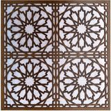 Bazaar Avm 60X60 cm Asma Tavan Uyumlu LED Döşenebilir Tavan Paneli- Kahve Renk