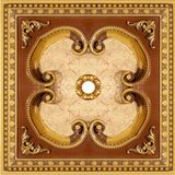 Bazaar Avm 60X60 Kare Kahve Eskitme Renk Saray Tavan Göbek