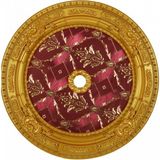 Bazaar Avm 60X60 Oval Altın Renk Saray Tavan Göbek