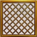 Bazaar Avm Asma Tavan Uyumlu LED Döşenebilir 60X60 cm Tavan Paneli- Kahve Eskitme Renk