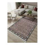 Bazaarforum Bambu Premium Etnik Desenli Salon Halısı, Koridor Halısı, Yatak Odası Halısı, Bakır, 120 x 180