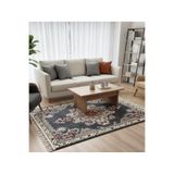 Bazaarforum Bambu Premium Etnik Desenli Salon Halısı, Koridor Halısı, Yatak Odası Halısı, Bej-Krem-Koyu Gri, 160 x 230