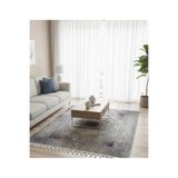 Bazaarforum Bambu Premium Etnik Desenli Salon Halısı, Koridor Halısı, Yatak Odası Halısı, Eskitme, 120 x 180