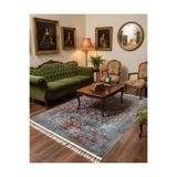 Bazaarforum Bambu Premium Etnik Desenli Salon Halısı, Koridor Halısı, Yatak Odası Halısı, Eskitme Çok Renkli, 200 x 300