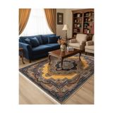 Bazaarforum Bambu Premium Etnik Desenli Salon Halısı, Koridor Halısı, Yatak Odası Halısı, Sarı Temalı, 80 x 300