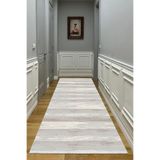 Bazaarforum Dijital Baskı Pamuk Dokuma Taban Desenli Yolluk Koridor Halısı, Vizon, 100 x 150 YOLLUK35.