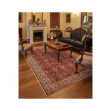 Bazaarforum Doğal İplik Şönil Dokuma Pamuk Taban Halı Koridor Halısı Kilim – Antre, Salon Ofis Genç Odası, Kırmızı - Renkli, 90 x 300 NAKKAŞ-10