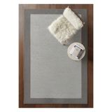 Bazaarforum Lüks Sisal Makine Dokuması 8mm Dokuma Tabanlı Mutfak Balkon Halısı, Vizon-Gri, 100 x 250