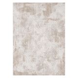 Bazaarforum Pamuk Dokuma Taban Kaymaz Dijital Baskı Modern Halı Salon Halısı Mutfak Halısı Koridor Halısı, Bej, 100 x 150cm, KM-637-11