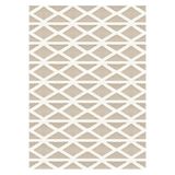 Bazaarforum Pamuk Dokuma Taban Kaymaz Dijital Baskı Modern Halı Salon Halısı Mutfak Halısı Koridor Halısı, Bej, 80 x 450cm, KM-683-9