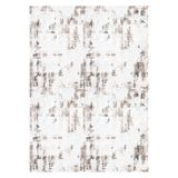 Bazaarforum Pamuk Dokuma Taban Kaymaz Dijital Baskı Modern Halı Salon Halısı Mutfak Halısı Koridor Halısı, Ekru, 100 x 300cm, KM-620-14