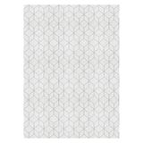 Bazaarforum Pamuk Dokuma Taban Kaymaz Dijital Baskı Modern Halı Salon Halısı Mutfak Halısı Koridor Halısı, Ekru, 100 x 450cm, KM-686-17