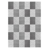 Bazaarforum Pamuk Dokuma Taban Kaymaz Dijital Baskı Modern Halı Salon Halısı Mutfak Halısı Koridor Halısı, Gri, 100 x 450cm, GR-419-17