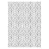 Bazaarforum Pamuk Dokuma Taban Kaymaz Dijital Baskı Modern Halı Salon Halısı Mutfak Halısı Koridor Halısı, Gri, 120 x 400cm, GR-385-20