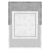 Bazaarforum Pamuk Dokuma Taban Kaymaz Dijital Baskı Modern Halı Salon Halısı Mutfak Halısı Koridor Halısı, Gri, 80 x 400cm, GR-406-8