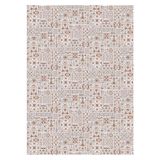 Bazaarforum Pamuk Dokuma Taban Kaymaz Dijital Baskı Modern Halı Salon Halısı Mutfak Halısı Koridor Halısı, Krem, 100 x 450cm, KM-765-17
