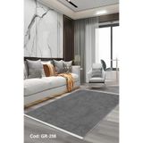 Bazaarforum Pamuk Dokuma Taban Kaymaz Dijital Baskı Modern Halı Salon Halısı Mutfak Halısı Koridor Halısı, Siyah, 100 x 250cm, GR256-13