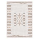 Bazaarforum Pamuk Dokuma Taban Kaymaz Tüy Dökmeyen İskandinav Halı Salon Halısı Mutfak Halısı Koridor Halısı, Bej, 160 x 300cm, KM-769-23
