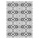 Bazaarforum Pamuk Dokuma Taban Kaymaz Tüy Dökmeyen İskandinav Halı Salon Halısı Mutfak Halısı Koridor Halısı, Siyah, 100 x 300cm, GR-349-14