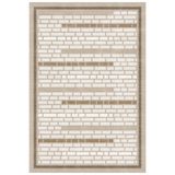 Bazaarforum Pamuk Dokuma Taban Kaymaz Tüy Dökmeyen Klasik Halı Salon Halısı Mutfak Halısı Koridor Halısı, Bej, 100 x 250cm, KM-594-13