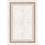 Bazaarforum Pamuk Dokuma Taban Kaymaz Tüy Dökmeyen Klasik Halı Salon Halısı Mutfak Halısı Koridor Halısı, Bej, 120 x 180cm, KM-659-18