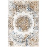 Bazaarforum Pamuk Dokuma Taban Kaymaz Tüy Dökmeyen Klasik Halı Salon Halısı Mutfak Halısı Koridor Halısı, Çok Renkli, 200 x 290cm, KM-784-26
