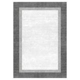 Bazaarforum Pamuk Dokuma Taban Kaymaz Tüy Dökmeyen Klasik Halı Salon Halısı Mutfak Halısı Koridor Halısı, Gri, 100 x 450cm, GR-332-17