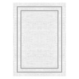 Bazaarforum Pamuk Dokuma Taban Kaymaz Tüy Dökmeyen Klasik Halı Salon Halısı Mutfak Halısı Koridor Halısı, Gri, 60 x 100cm, GR-312-2