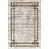 Bazaarforum Pamuk Dokuma Taban Kaymaz Tüy Dökmeyen Klasik Halı Salon Halısı Mutfak Halısı Koridor Halısı, Kahverengi, 80 x 400cm, KM-732-8