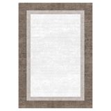 Bazaarforum Pamuk Dokuma Taban Kaymaz Tüy Dökmeyen Klasik Halı Salon Halısı Mutfak Halısı Koridor Halısı, Krem, 80 x 400cm, KM-614-8