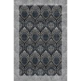 Bazaarforum Pamuk Dokuma Taban Kaymaz Tüy Dökmeyen Klasik Halı Salon Halısı Mutfak Halısı Koridor Halısı, Mavi, 60 x 100cm, GR-219-2