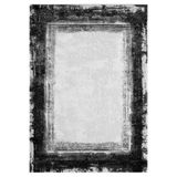 Bazaarforum Pamuk Dokuma Taban Kaymaz Tüy Dökmeyen Klasik Halı Salon Halısı Mutfak Halısı Koridor Halısı, Siyah, 80 x 400cm, GR-285-8