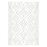 Bazaarforum Pamuk Dokuma Taban Kaymaz Tüy Dökmeyen Modern Halı Salon Halısı Mutfak Halısı Koridor Halısı, Ekru, 100 x 400cm, KM-680-16