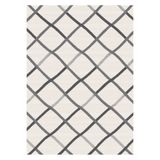 Bazaarforum Pamuk Dokuma Taban Kaymaz Tüy Dökmeyen Modern Halı Salon Halısı Mutfak Halısı Koridor Halısı, Gri, 80 x 150cm, GR-431-3
