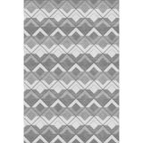 Bazaarforum Pamuk Dokuma Taban Kaymaz Tüy Dökmeyen Modern Halı Salon Halısı Mutfak Halısı Koridor Halısı, Gri, 80 x 400cm, GR-286-8