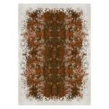 Bazaarforum Pamuk Dokuma Taban Kaymaz Tüy Dökmeyen Modern Halı Salon Halısı Mutfak Halısı Koridor Halısı, Turuncu, 80 x 200cm, KM-689-4