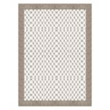 Bazaarforum Pamuk Dokuma Taban Kaymaz Tüy Dökmeyen Sisal Desenli Halı Salon Halısı Mutfak Halısı Koridor Halısı, Gri, 100 x 250cm, BS-20-13
