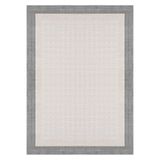 Bazaarforum Pamuk Dokuma Taban Kaymaz Tüy Dökmeyen Sisal Desenli Halı Salon Halısı Mutfak Halısı Koridor Halısı, Gri, 200 x 290cm, BS-12-26