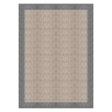 Bazaarforum Pamuk Dokuma Taban Kaymaz Tüy Dökmeyen Sisal Desenli Halı Salon Halısı Mutfak Halısı Koridor Halısı, Kahverengi, 120 x 400cm, BS-07-20