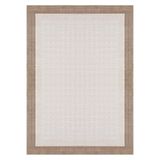 Bazaarforum Pamuk Dokuma Taban Kaymaz Tüy Dökmeyen Sisal Desenli Halı Salon Halısı Mutfak Halısı Koridor Halısı, Kahverengi, 200 x 500cm, BS-17-28