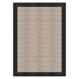 Bazaarforum Pamuk Dokuma Taban Kaymaz Tüy Dökmeyen Sisal Desenli Halı Salon Halısı Mutfak Halısı Koridor Halısı, Siyah, 100 x 350cm, SSB-52-15