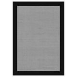 Bazaarforum Pamuk Dokuma Taban Kaymaz Tüy Dökmeyen Sisal Desenli Halı Salon Halısı Mutfak Halısı Koridor Halısı, Siyah, 80 x 200cm, SSB-56-4
