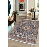 Bazaarforum Pamuk Dokuma Taban Kaymaz Tüy Dökmeyen Vintage Halı Salon Halısı Mutfak Halısı Koridor Halısı, Çok Renkli, 100 x 250cm, KM-682-13