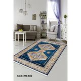 Bazaarforum Pamuk Dokuma Taban Kaymaz Tüy Dökmeyen Vintage Halı Salon Halısı Mutfak Halısı Koridor Halısı, Çok Renkli, 200 x 290cm, KM-583-26