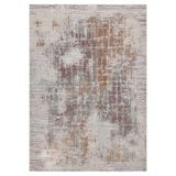 Bazaarforum Pamuk Dokuma Taban Kaymaz Tüy Dökmeyen Vintage Halı Salon Halısı Mutfak Halısı Koridor Halısı, Kahverengi, 200 x 290cm, KM-615-26