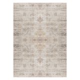 Bazaarforum Pamuk Dokuma Taban Kaymaz Tüy Dökmeyen Vintage Halı Salon Halısı Mutfak Halısı Koridor Halısı, Krem, 160 x 400cm, KM-622-24
